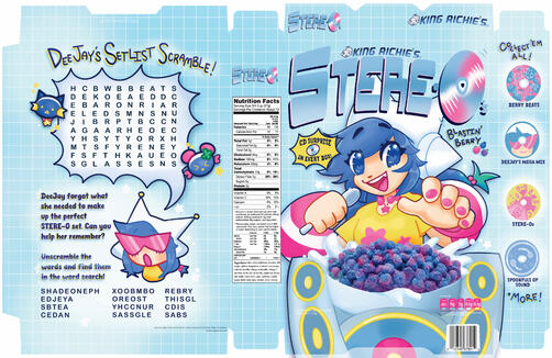 Cereal Box surface design and concept