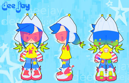 Deejay mascot concept art